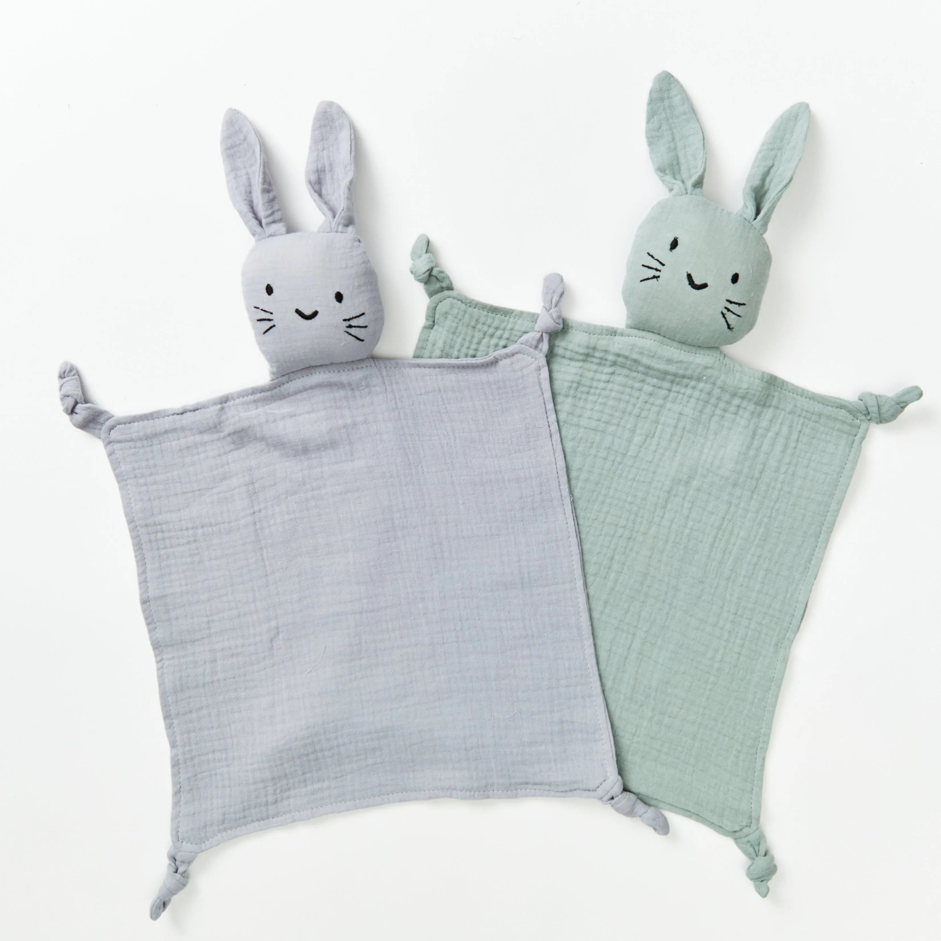 Cotton Baby Comforter Thumper The Bunny — Flamingo