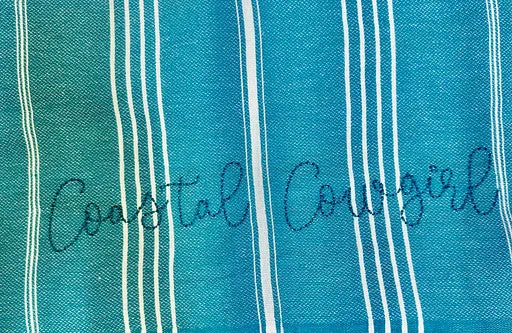 Custom Embroidery-Turkish Towels