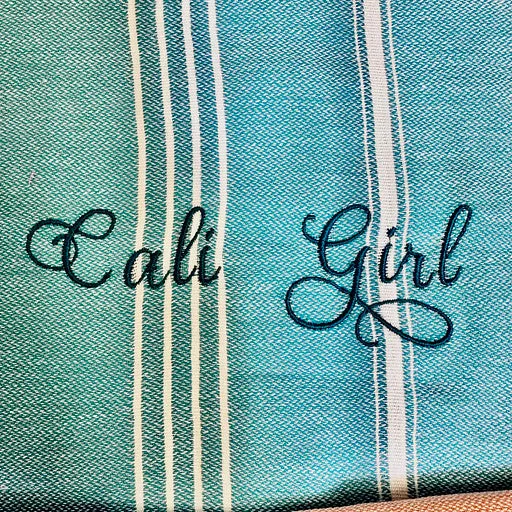 Custom Embroidery-Turkish Towels