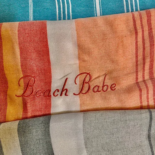 Custom Embroidery-Turkish Towels