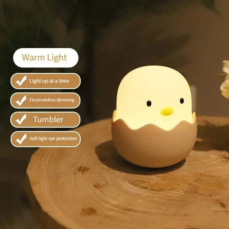 Cute Eggshell Dimmable Lamp