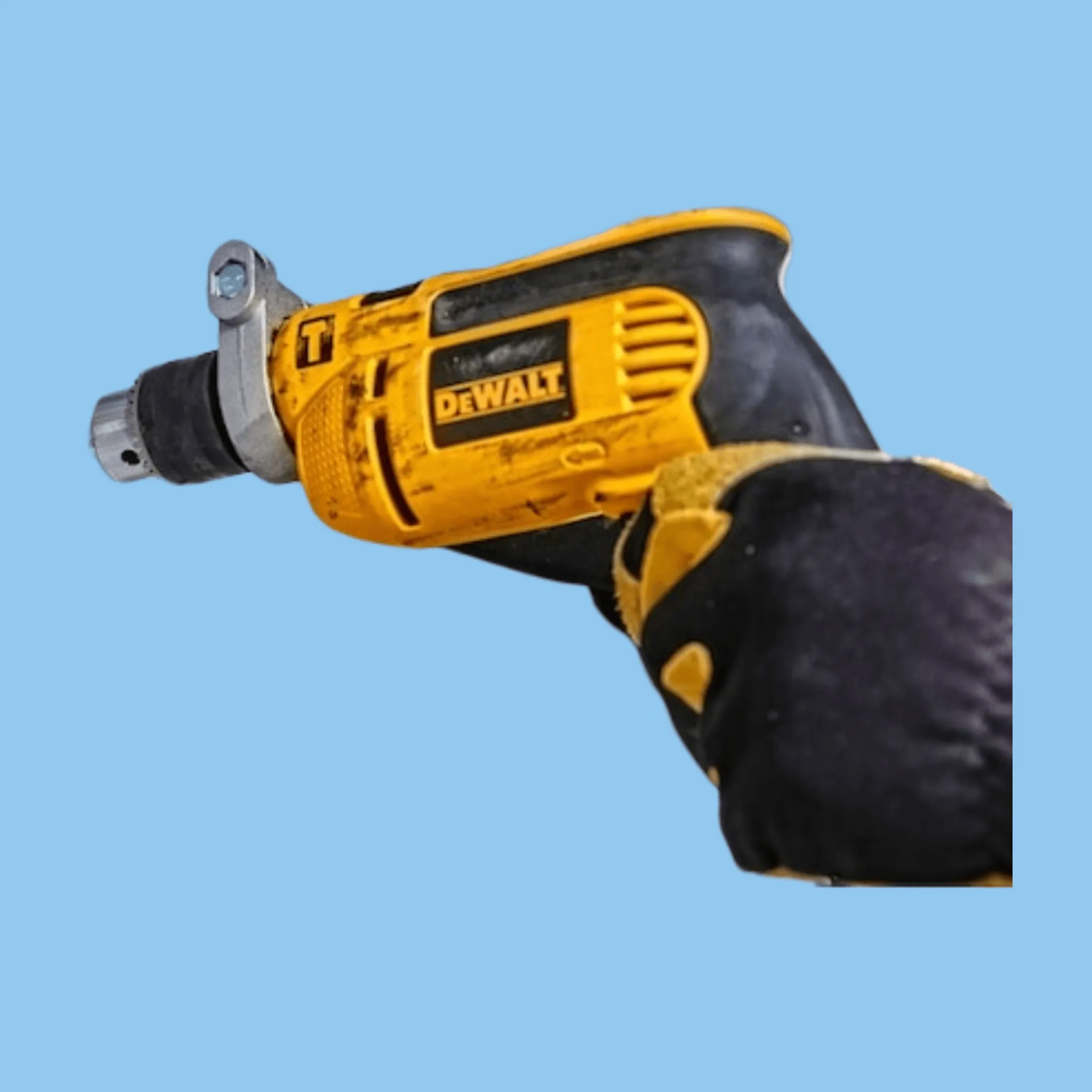 DeWalt 750W 13mm percussion drill with carton box