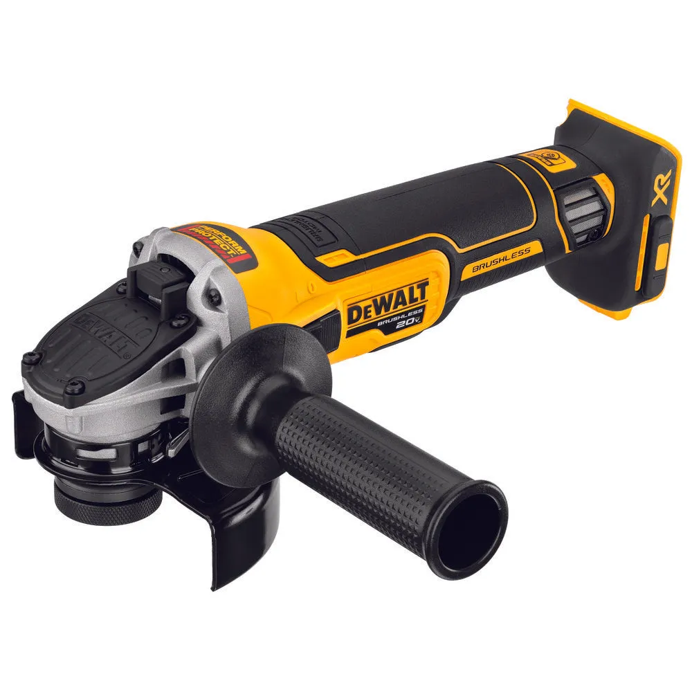 DeWALT DCG405B 20V MAX XR Brushless Angle Grinder with Slide Switch 4.5 In. (Bare Tool)