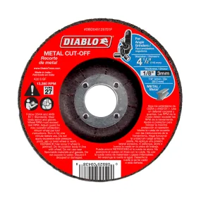 Diablo 4-1/2" Type 27 Metal Cut-Off Disc