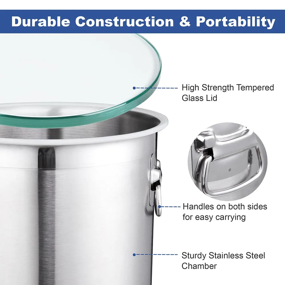 DIY 5-Gal Vacuum Degassing Chamber Stainless Steel