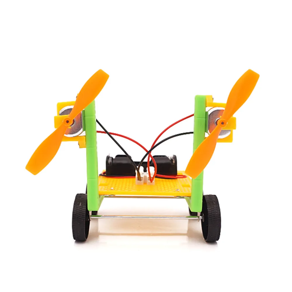 DIY Twin-Screw Aerodynamic Car – STEM Toy Model