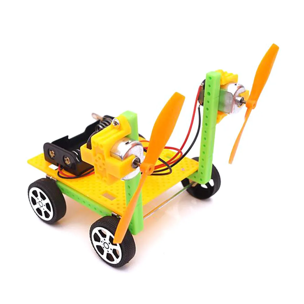 DIY Twin-Screw Aerodynamic Car – STEM Toy Model