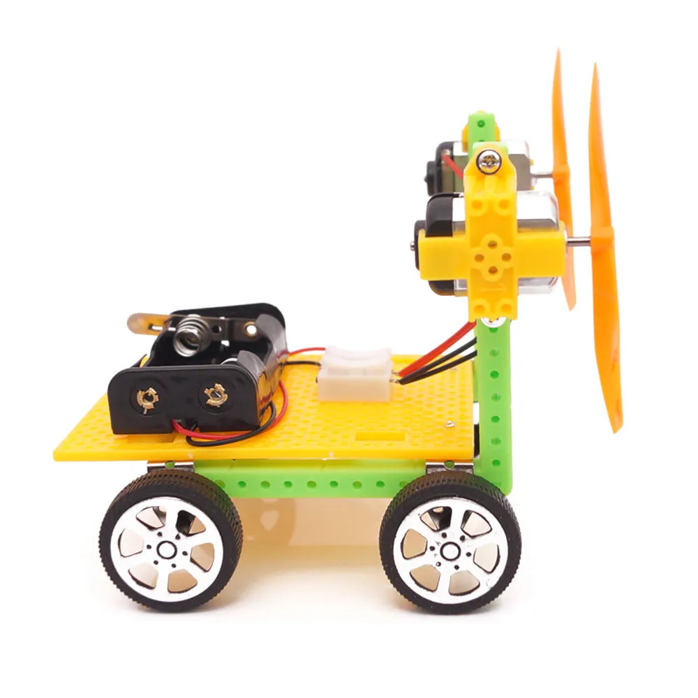 DIY Twin-Screw Aerodynamic Car – STEM Toy Model