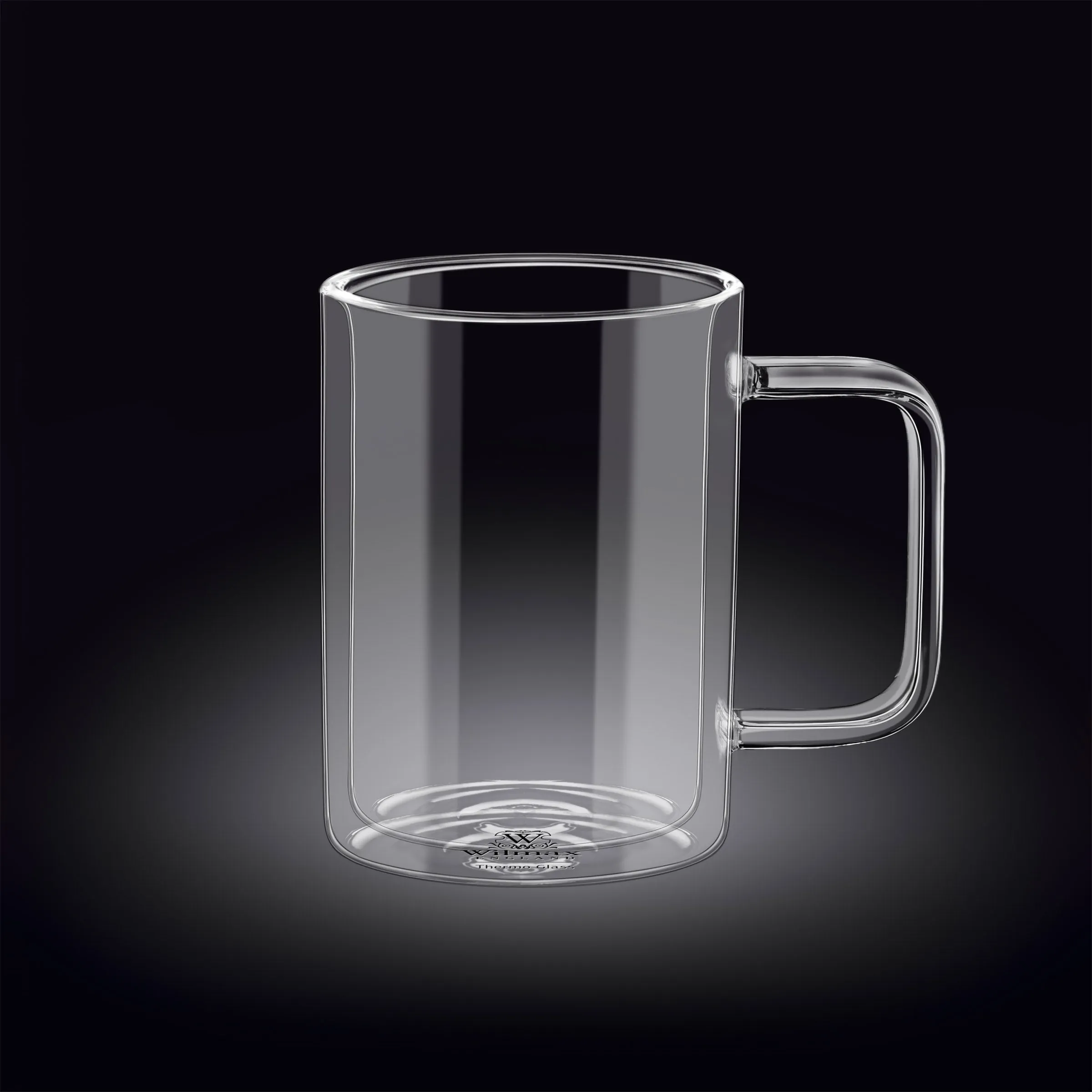 Double walled Thermo Glass Mug 20 Oz | High temperature and shock resistant WL-888765/A