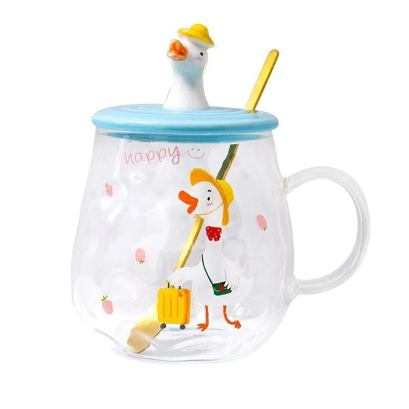 Duck Duck Goose Mug With Lid