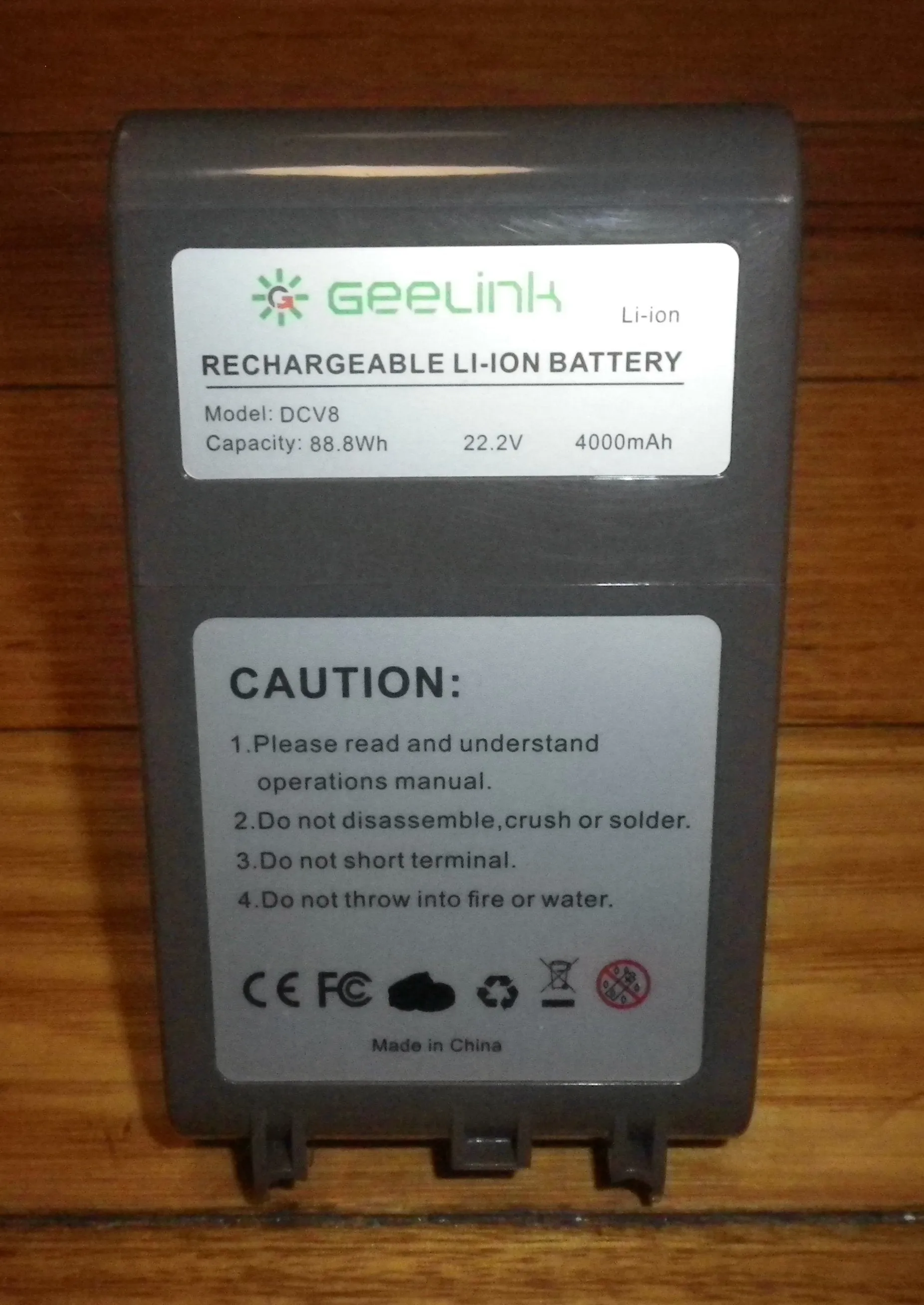 Dyson 21.6V 4000mAH V8 Series Vacuum Compatible Battery Pack - Part # DCV8