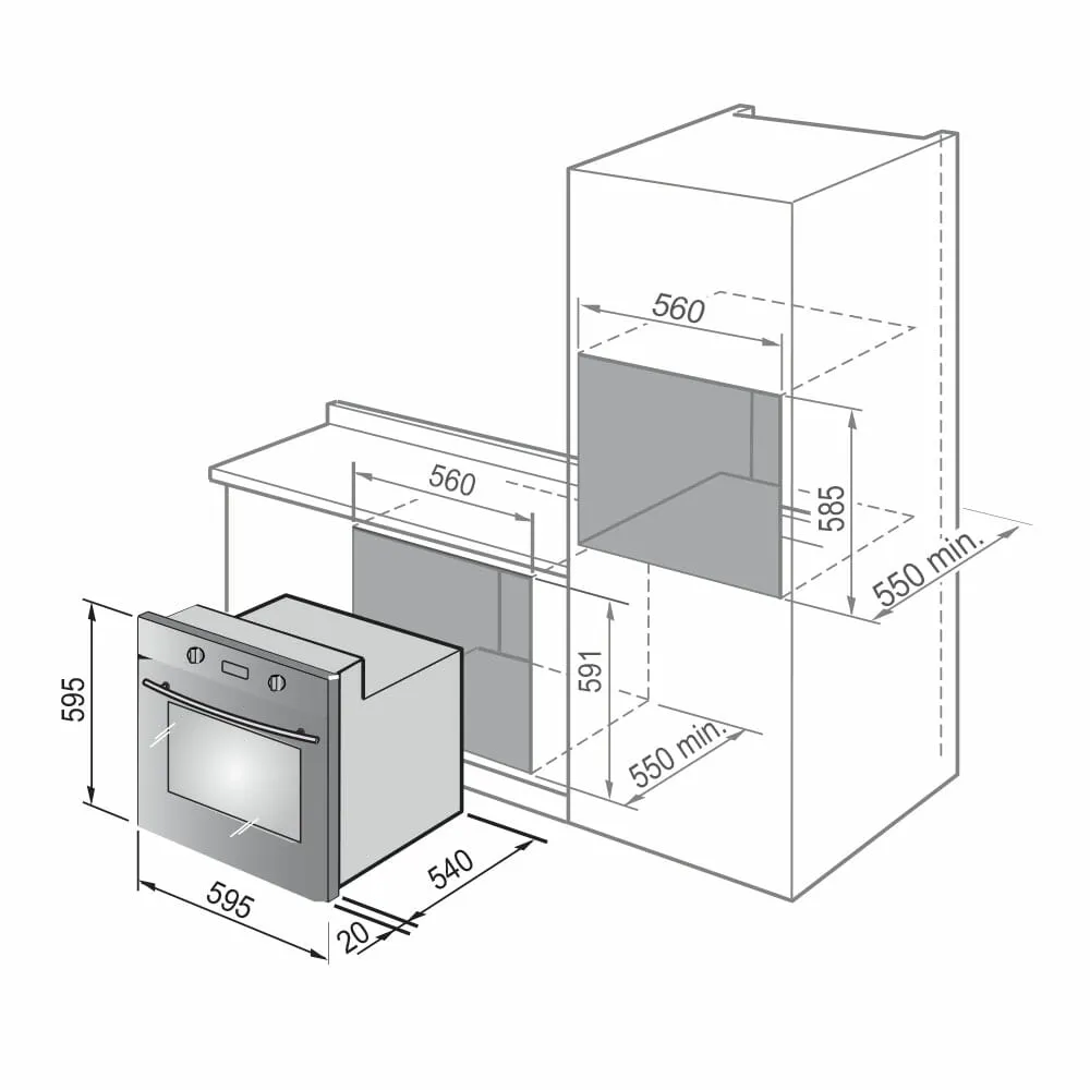 EBO9810S BUILT-IN OVEN