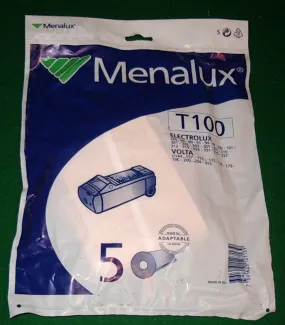 Electrolux Z65, Z90, Z331, Z337 Vacuum Cleaner Bags Menalux - Part # T100