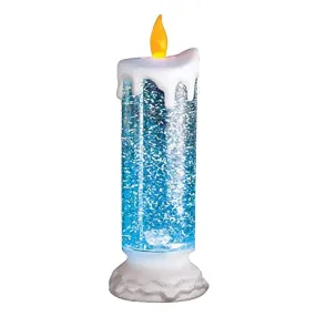 Enakshi 10 Inch Flickering Flameless Pillar LED Candle Light