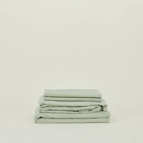 Essential Percale Sheet Set - Sage