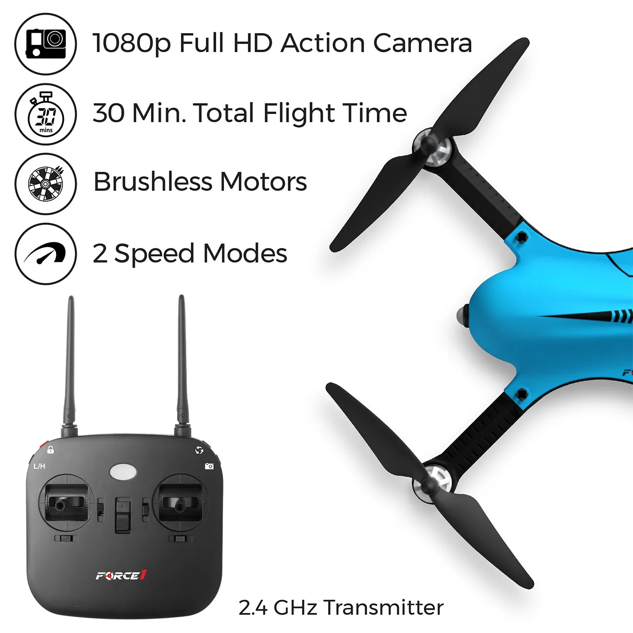 F100 Ghost GoPro Compatible Drone