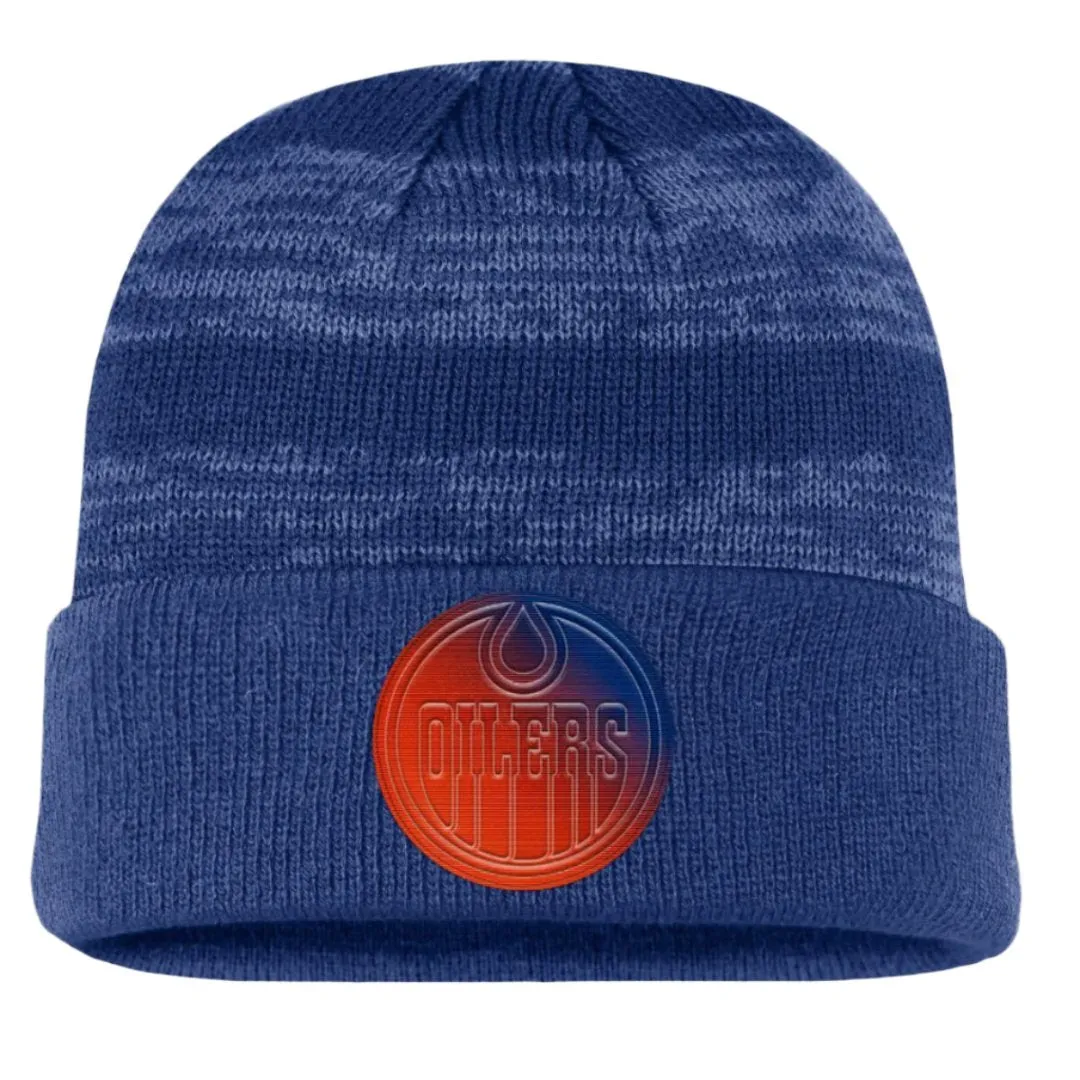 Fanatics Men's NHL Edmonton Oilers 2024 Midnight Cuffed Knit Toque