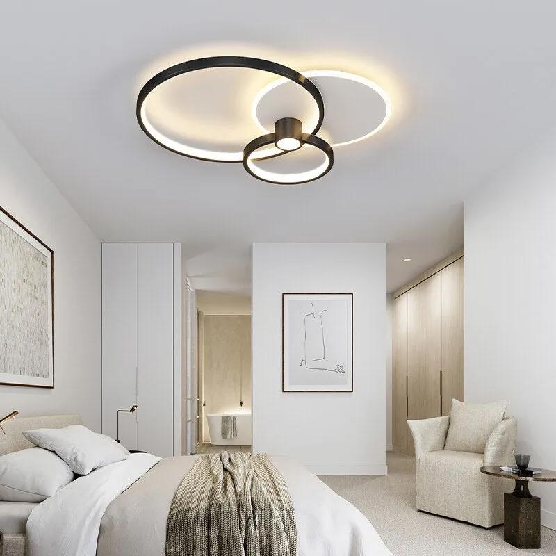 Fixture Combination Living Room Chandeliers Modern Minimalist Luxury Bedroom Atmosphere Led Ceiling Light Whole House Package