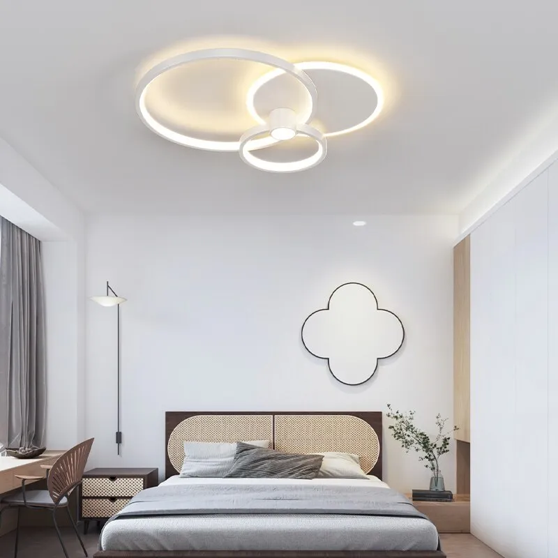 Fixture Combination Living Room Chandeliers Modern Minimalist Luxury Bedroom Atmosphere Led Ceiling Light Whole House Package