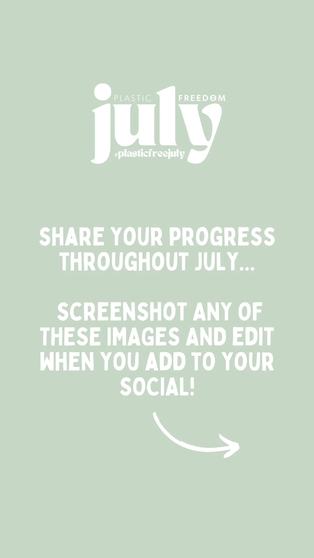 FREE - Plastic Freedom Habit Tracker for #plasticfreejuly