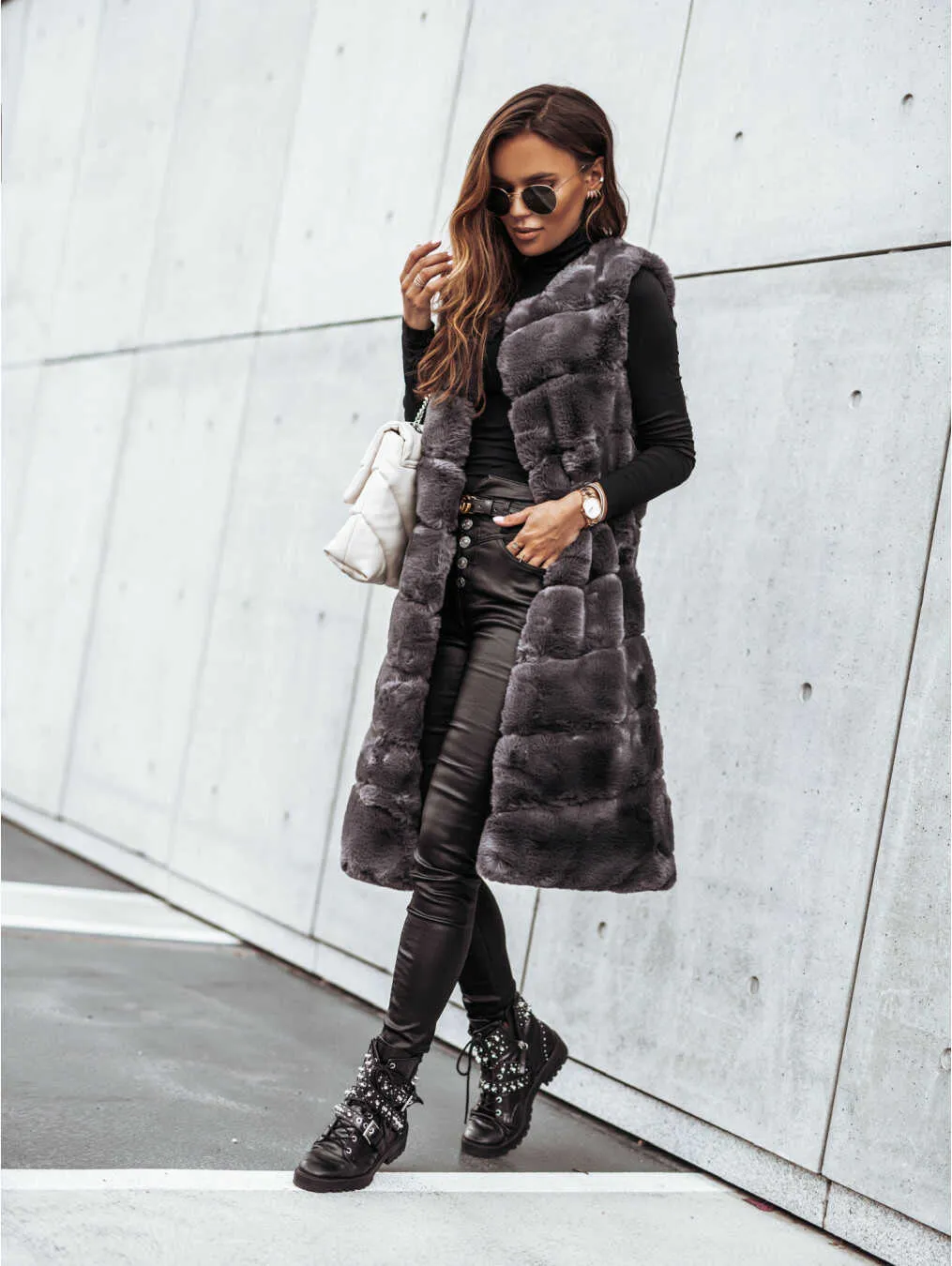 Fur Vest-Jacket