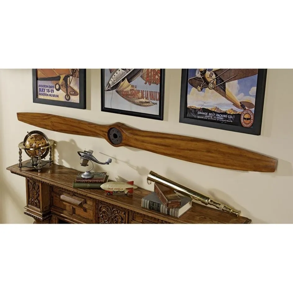 Great War Biplane Propeller Wood  Model