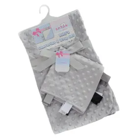 Grey Bubble Wrap W/Fleece Back & Matching Comforter