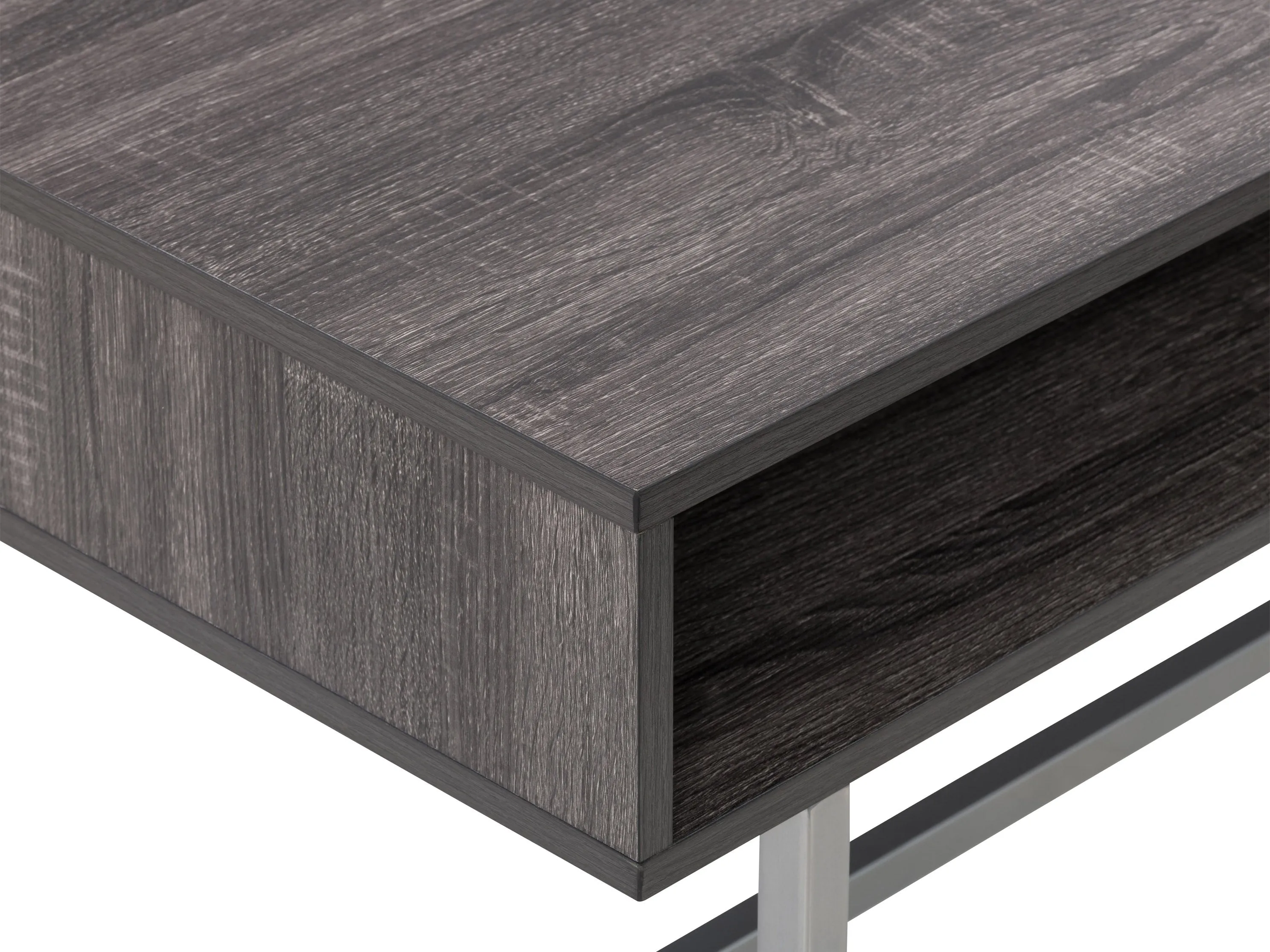 Grey Modern Rectangular Coffee Table