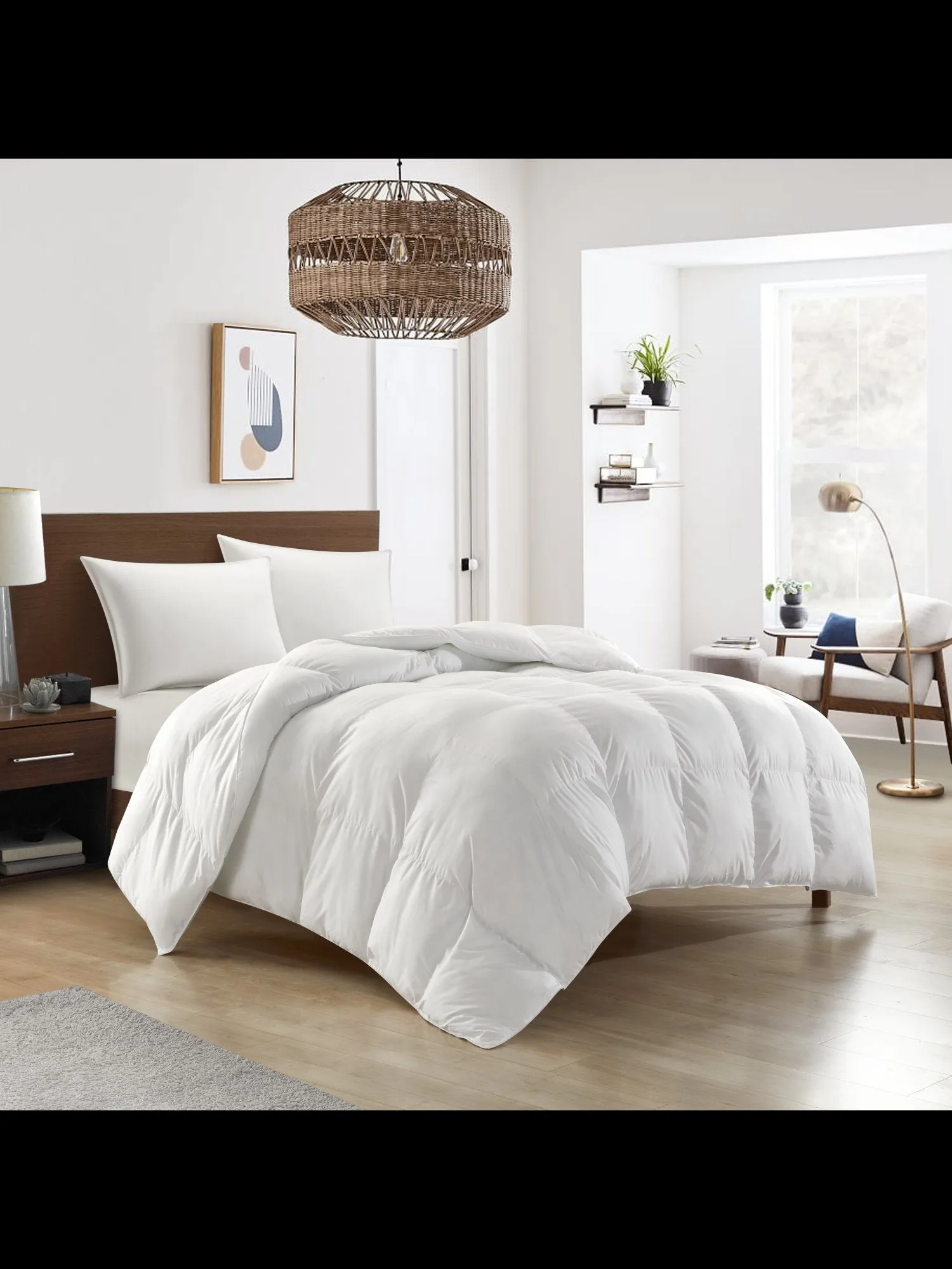 Halsey Queen-Size Box-Stitched Comforter - NY&C Home