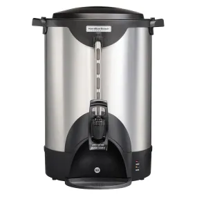 Hamilton Beach HCU075S Double Wall Stainless Steel 75-Cups Coffee Urn, 1440W