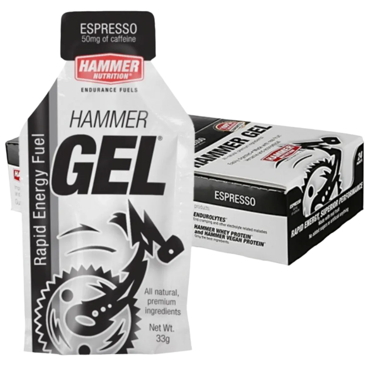 Hammer Nutrition - Energy Gels - Espresso (with caffeine)