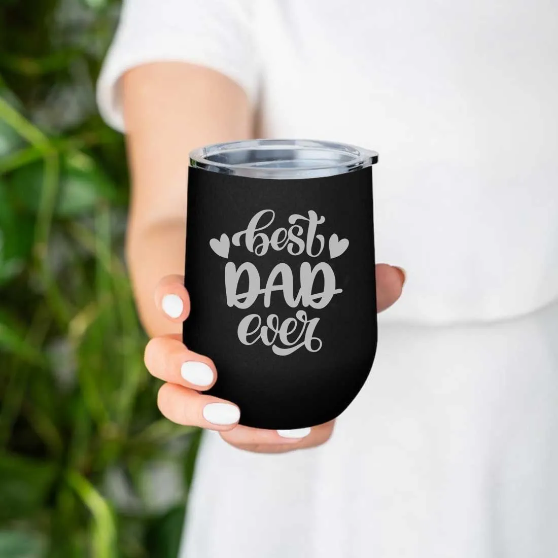 Happy Fathers Day Gifts Travel Coffee Mug Tumbler With Lid - Best Dad Ever