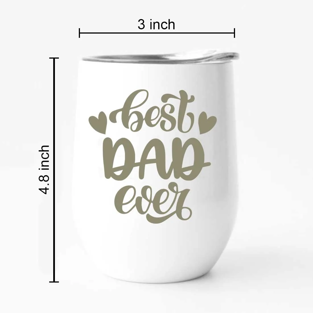 Happy Fathers Day Gifts Travel Coffee Mug Tumbler With Lid - Best Dad Ever