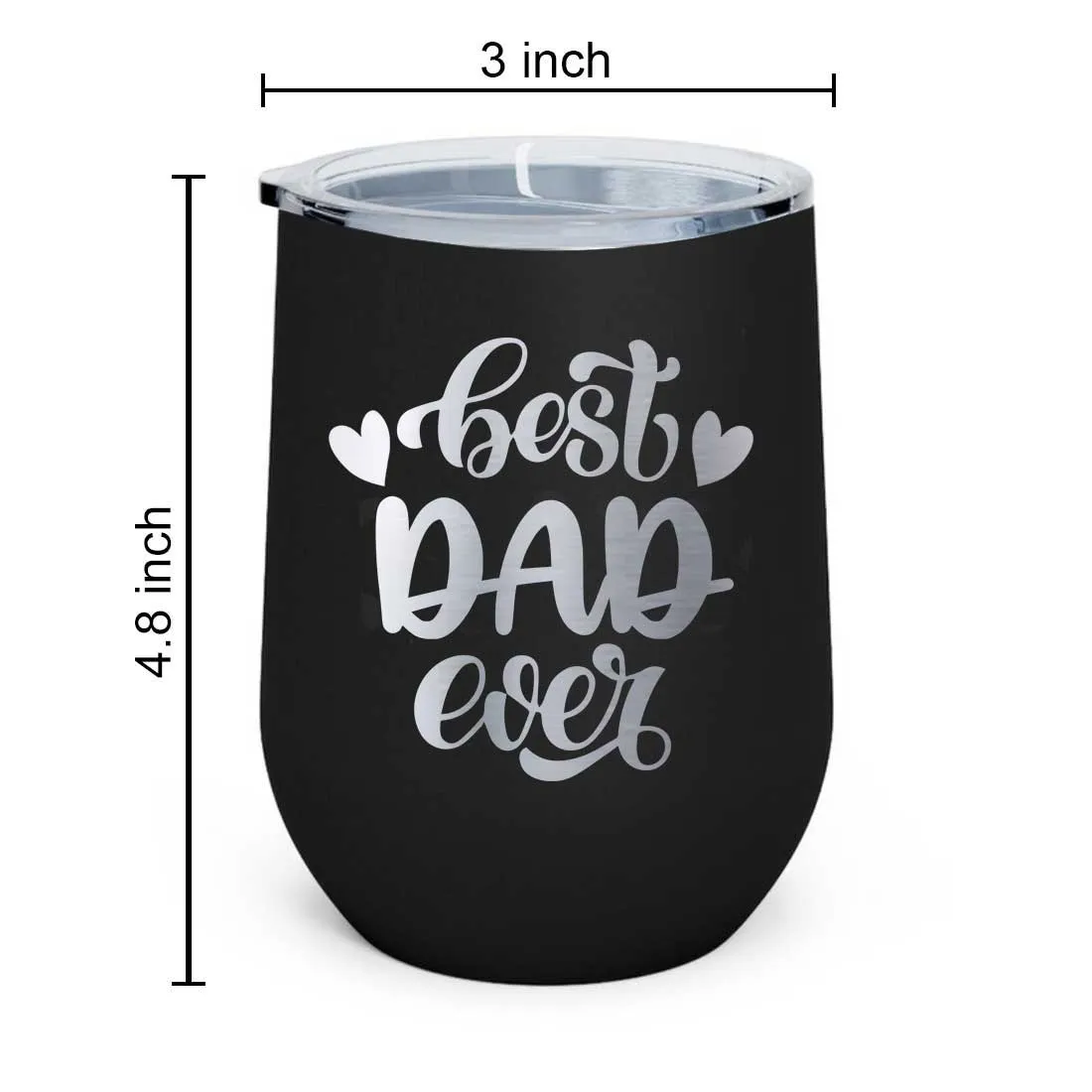 Happy Fathers Day Gifts Travel Coffee Mug Tumbler With Lid - Best Dad Ever