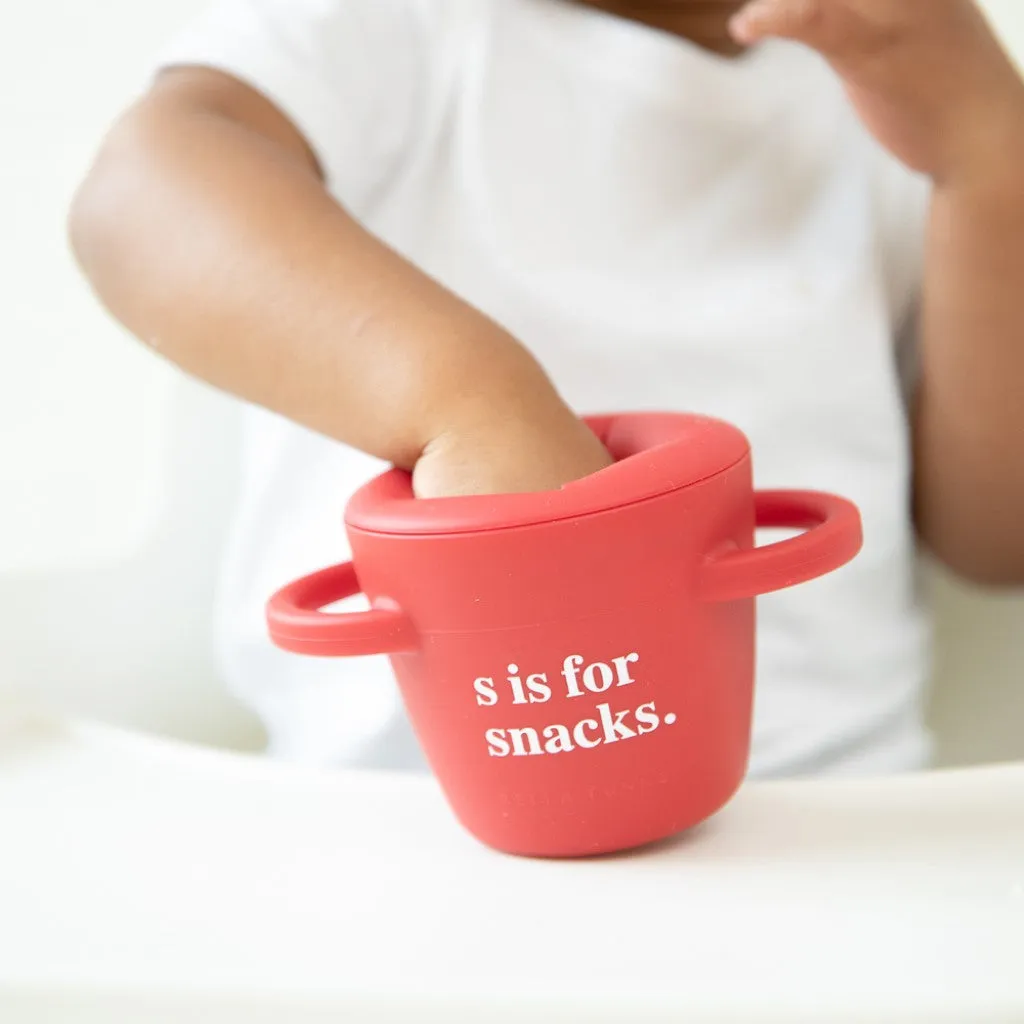 Happy Snacker Silicone Snack Cup - S Is For Snacks