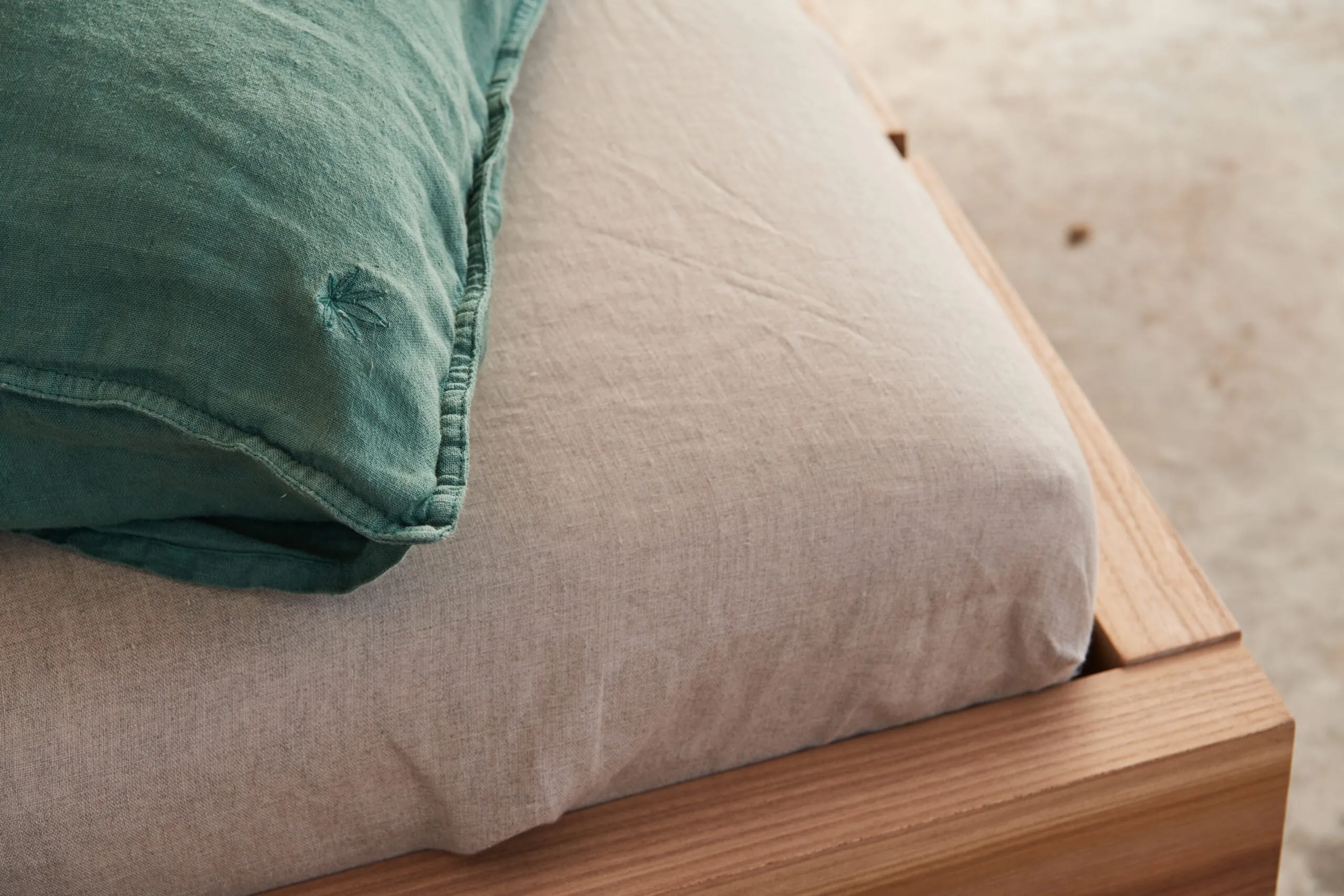 hemp bed sheets - lotta - forrest