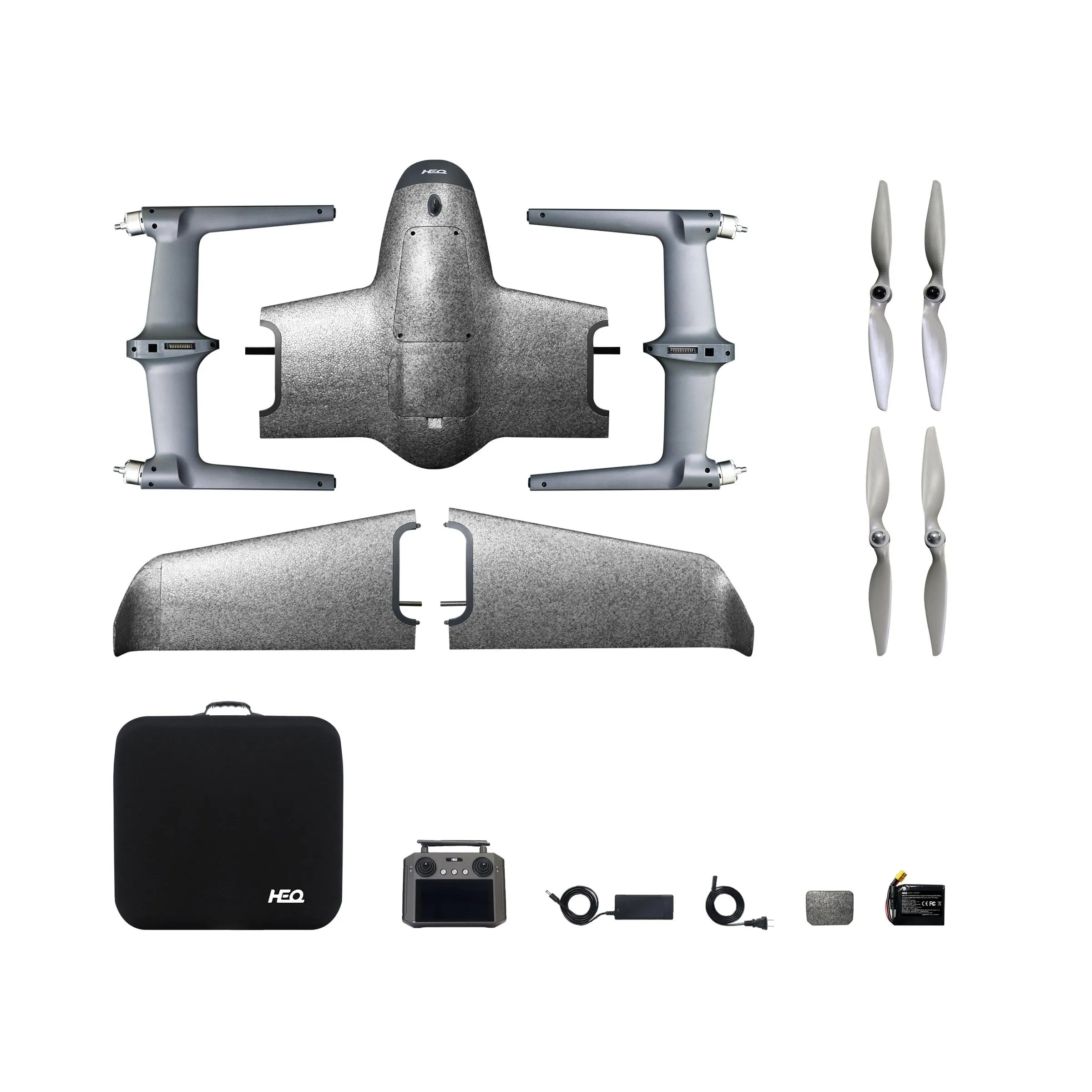 HEQ UAV SWAN K1 PRO WITH VTX COMBO VERTICAL TAKEOFF WING LONG RANGE DRONE