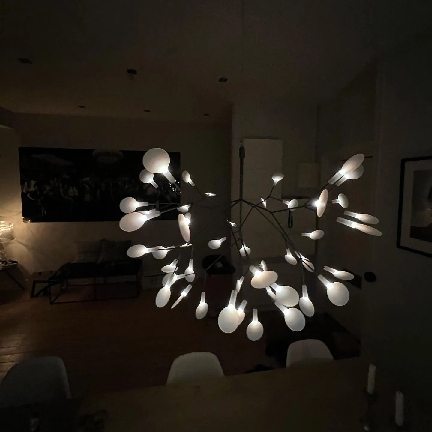 Heracleum Black Chandeliers