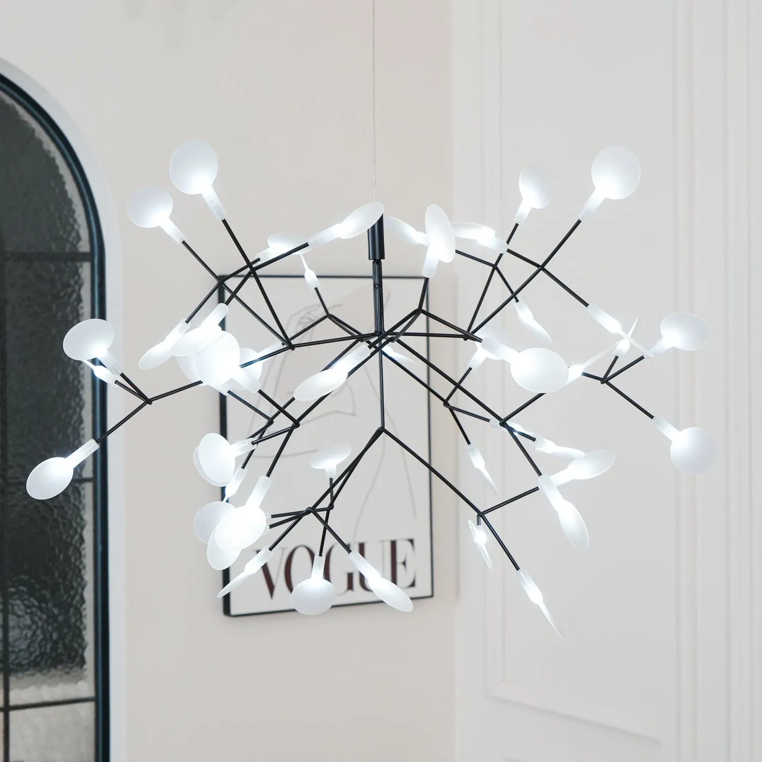 Heracleum Black Chandeliers