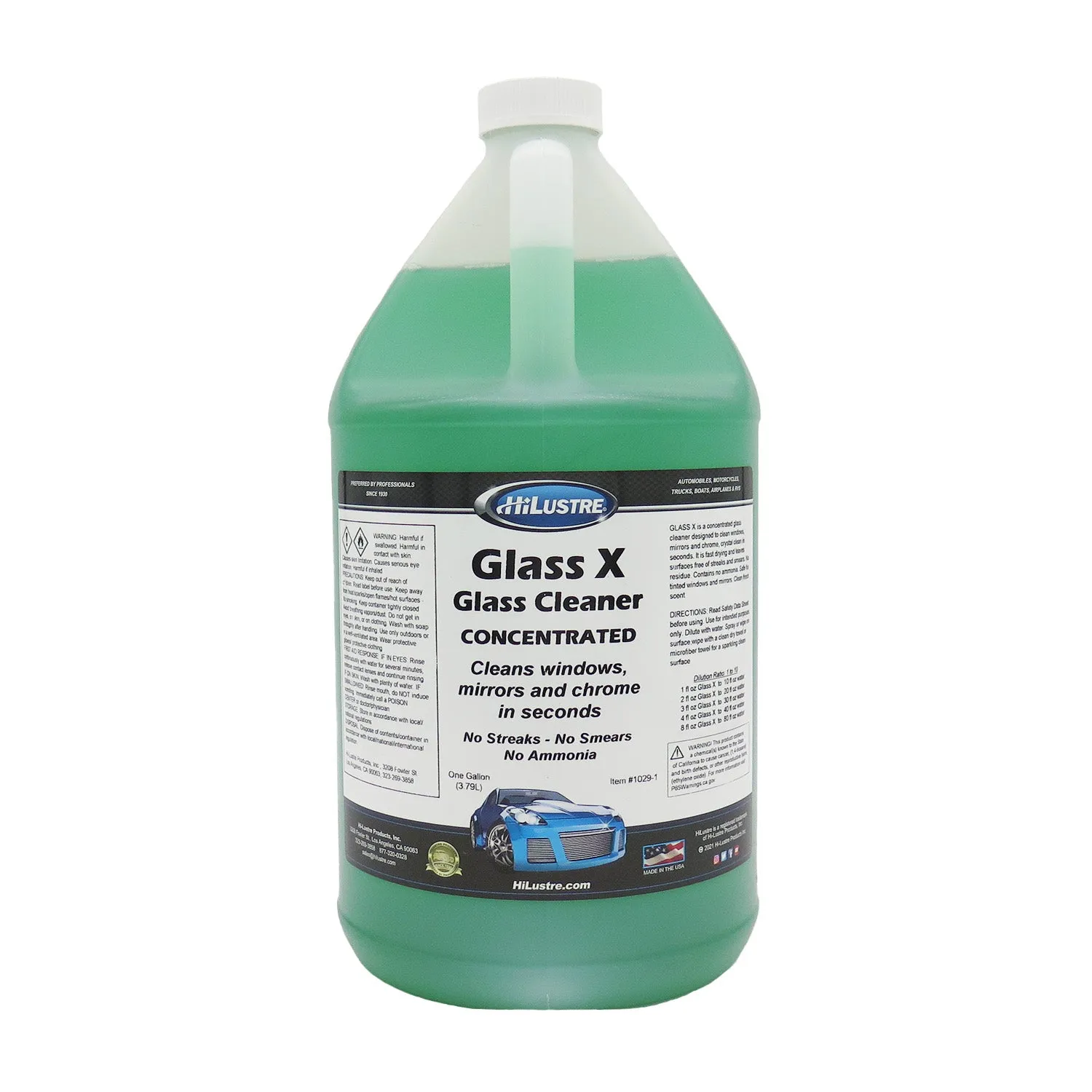 HiLustre® Glass X Concentrated Glass Cleaner