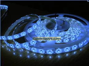 HT 60 LED Double Density 39 inch Long Flexible Light Strip 12 volt Blue