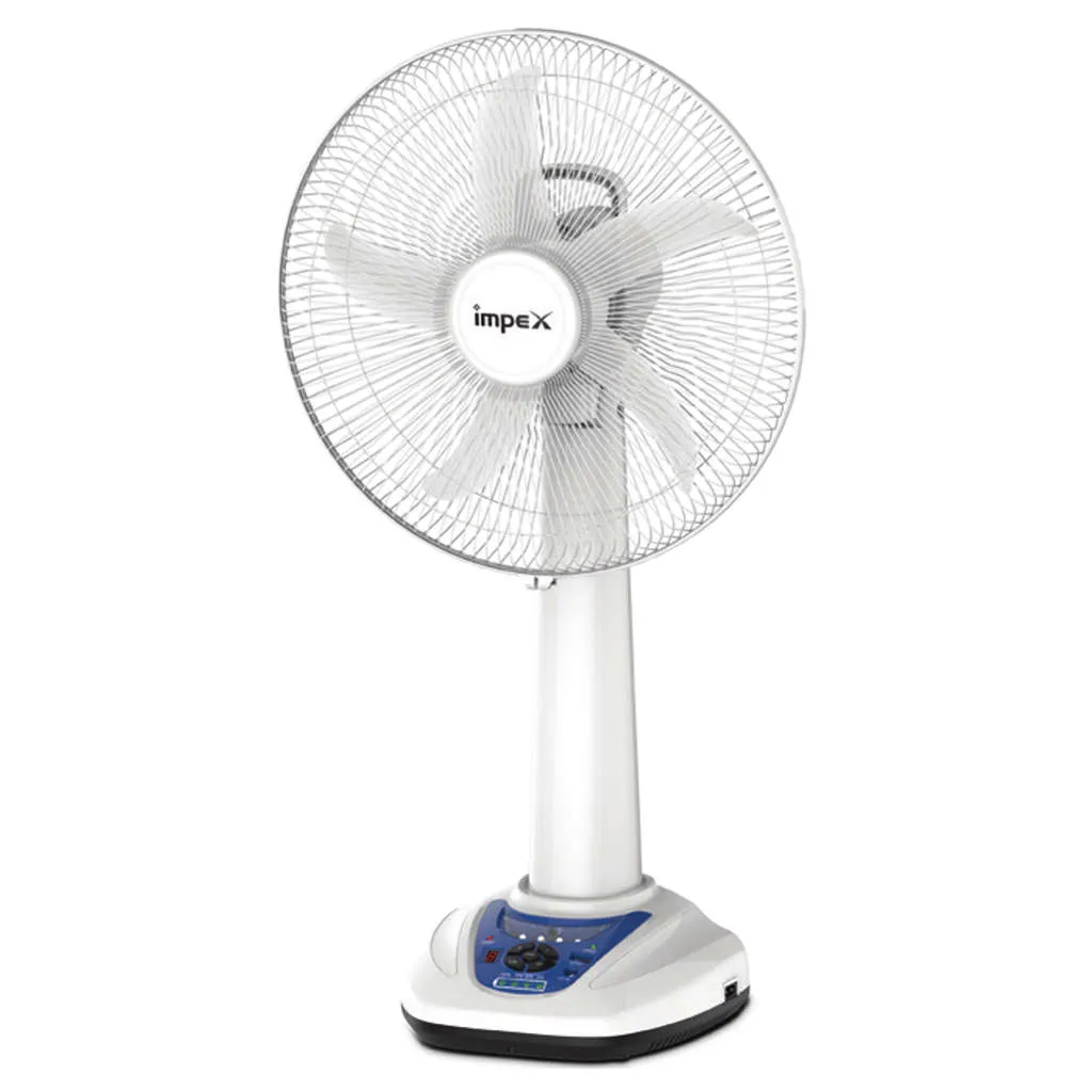 Impex Breeze D5 Solar Rechargeable Table Fan 16 Inch