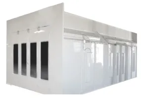 Industrial/Automotive Crossdraft Spray Booth 14' Wide x 9' High x 21' Deep I.D. (TFV14921 Series)