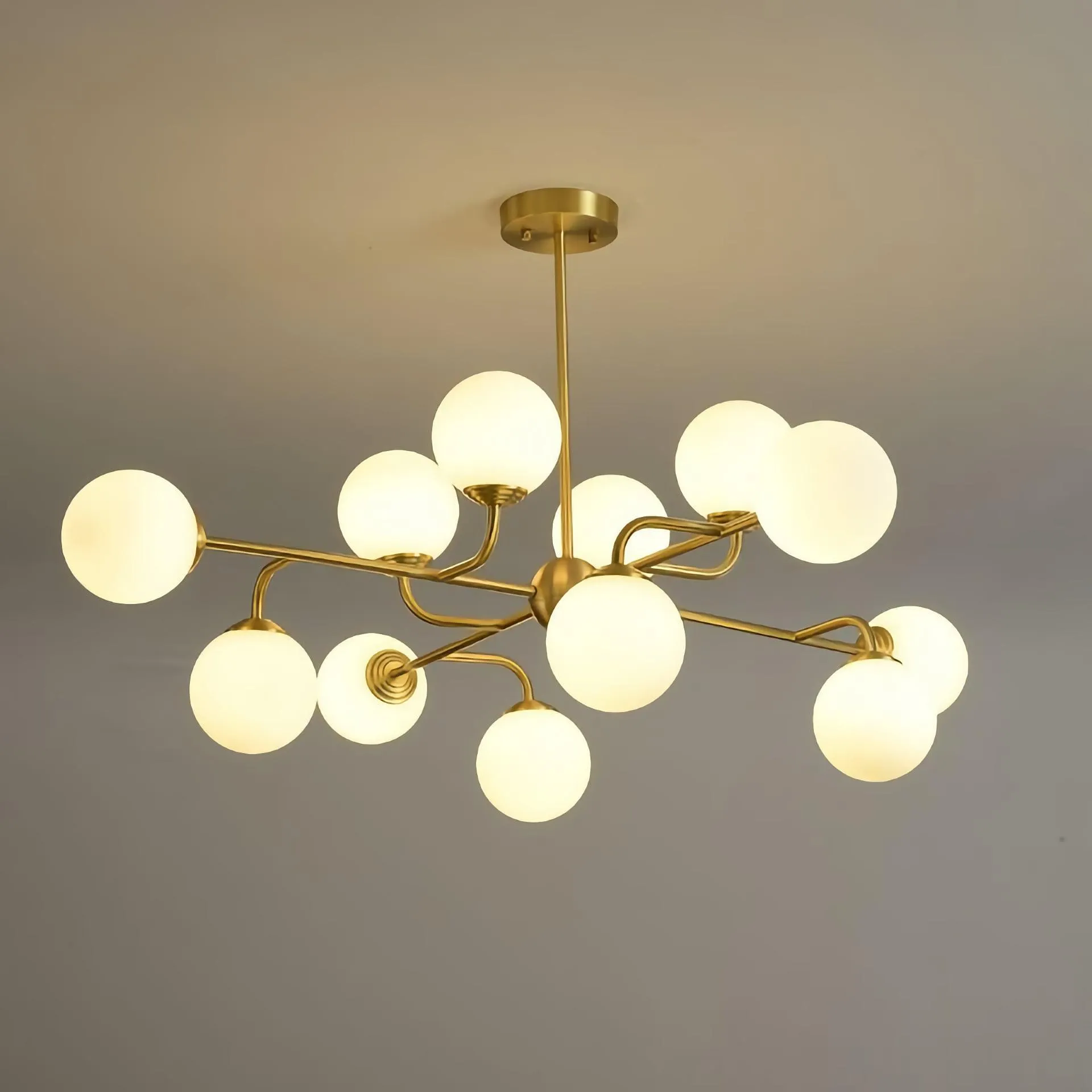 KATO / Brass Chandelier