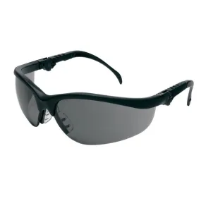 KD312AF MCR Safety Klondike KD3 Series Safety Glasses, Gray Lens, Black Frame