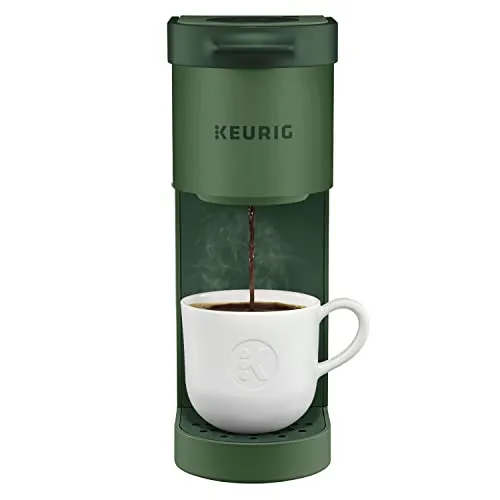 Keurig K-Mini Single Serve K-Cup Pod Coffee Maker, Featuring An Ultra-sleek Design, Evergreen