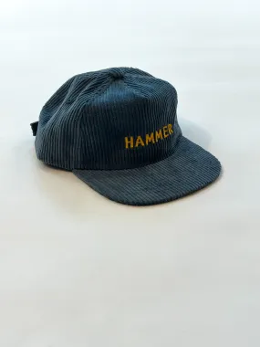 Kids Corduroy Slate Blue Hammer Hat