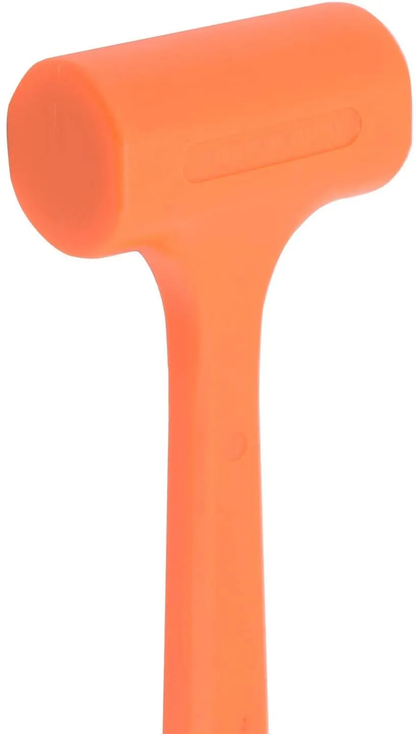 King 1486-0 Dead Blow Hammer, 4 lb, Neon Orange