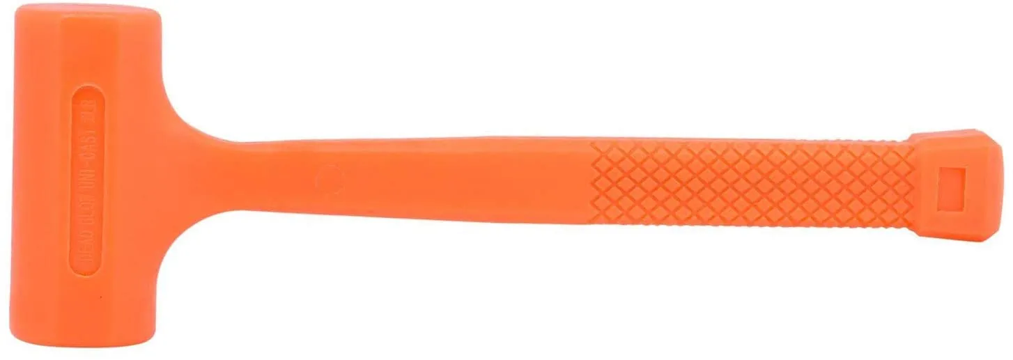 King 1486-0 Dead Blow Hammer, 4 lb, Neon Orange