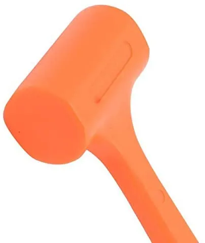 King 1486-0 Dead Blow Hammer, 4 lb, Neon Orange